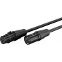 WENTRONIC Goobay XLR mikrofona kabelis, 1 m, melns, vīrišķais uz sievišķo 80028