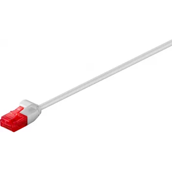 Wentronic Slim Line Cat6 U/UTP tīkla kabelis, 0,15 m, ziloņkaula 71545