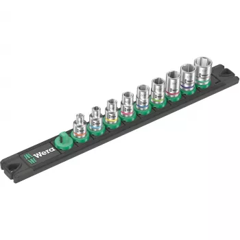 Wera magnētiskā uzmavu sliede A Imperial 1/4 collu piedziņa, 4 turētāji, 05005420001