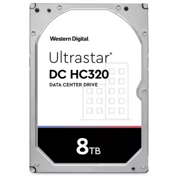 Western Digital Ultrastar DC HC320 8TB 3,5 collu SAS 12Gb/s uzņēmuma klases cietais disks (HUS728T8TAL5204)