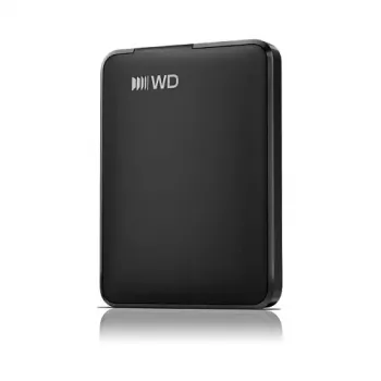 Western Digital WD Elements Portable USB-C ārējais cietais disks 1 TB melns (2,5 collu USB 3.2 Gen 1)