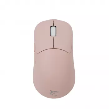 White Shark AERO PINK bezvadu spēļu pele (rozā, 10000 DPI, 2.4GHz/USB-C)