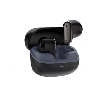 White Shark BLAZE-B GEB-TWS-201 True Wireless Bluetooth 5.1 austiņas ar uzlādes futrāli, IPX4 ūdensizturība, skārienvadība, melnas