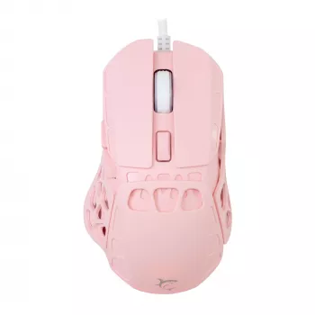 White Shark ECTOR-P GM-5016 vadu spēļu pele, 6400 DPI, rozā