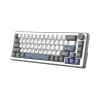 White Shark EXCALIBUR M mehāniskā tastatūra (GK-009251) ar Outemu Blue slēdžiem, RGB apgaismojumu, US izkārtojumu, balta