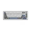 White Shark EXCALIBUR M mehāniskā tastatūra (GK-009251) ar Outemu Blue slēdžiem, RGB apgaismojumu, US izkārtojumu, balta