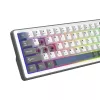 White Shark EXCALIBUR M mehāniskā tastatūra (GK-009251) ar Outemu Blue slēdžiem, RGB apgaismojumu, US izkārtojumu, balta