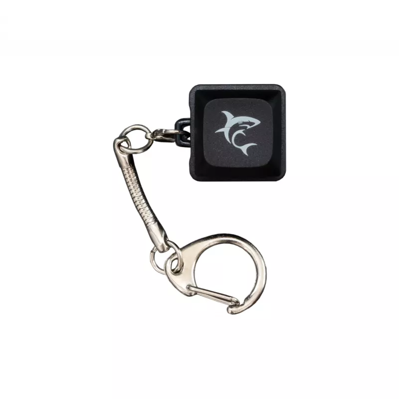 White Shark KEYCHAIN Promo melns mehāniskie slēdži