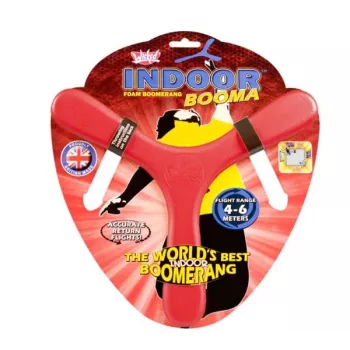 Wicked Vision Indoor Booma Soft Foam Boomerang - True Return, Assorted Colours