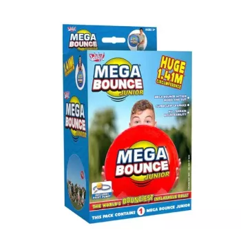 Wicked Vision Mega Bounce Junior Inflatable Bouncy Ball (50 cm, Rainbow) ar Rokas Sūkni