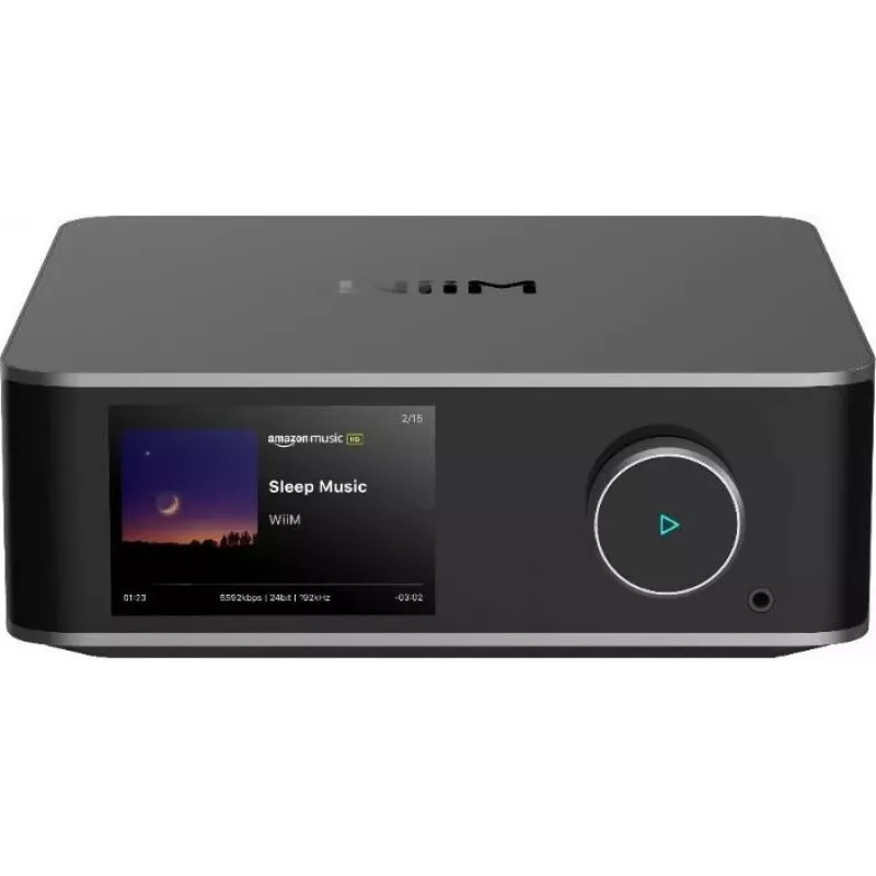 WiiM Ultra Dark Grey - Hi-Res Music Streamer & Network Audio Player ar Preamp, HDMI ARC, Phono MM