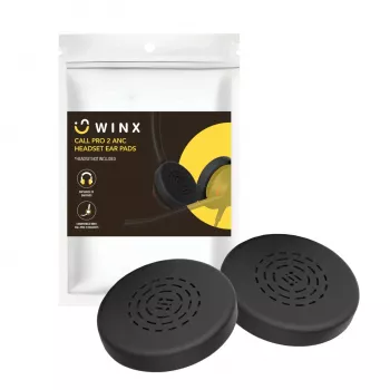 WINX CALL Pro 2 ANC aussu paliktņu nomaiņa (mazs, 3 pāri, melns)