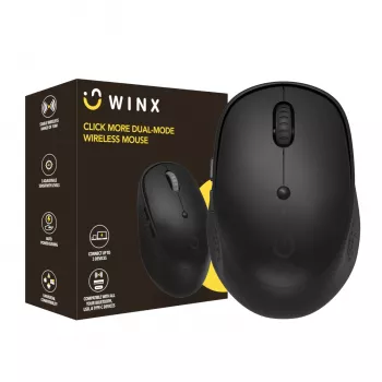 WINX CLICK More Dual-Mode bezvadu pele - Melna