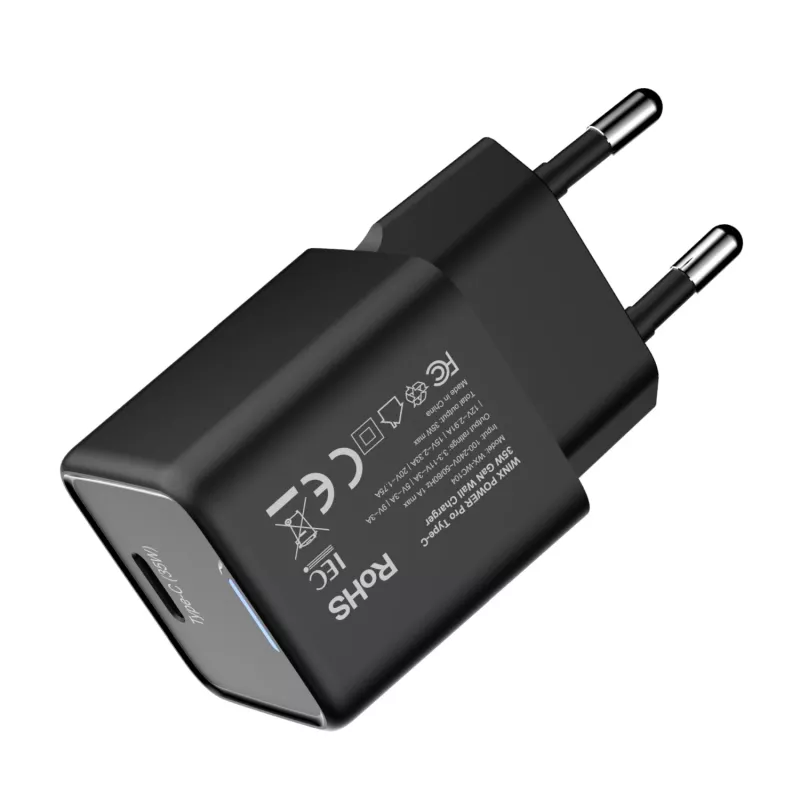 WINX POWER Fast Type-C 35W GaN sienas lādētājs