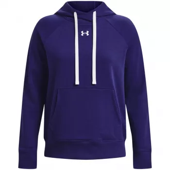 Sieviešu Under Armour Rival Fleece HB Hoodie Midnight Navy/White