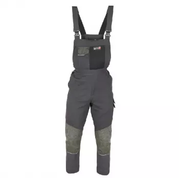 Darba bikses ar lencēm WH680 Graphite Pink S - izturīgas darba bikses ar kabatām ceļu aizsargiem