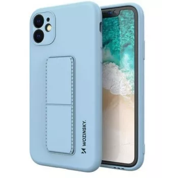 Wozinsky Apple iPhone 12 Kickstand vāciņš ar statīvu, silikona, zils