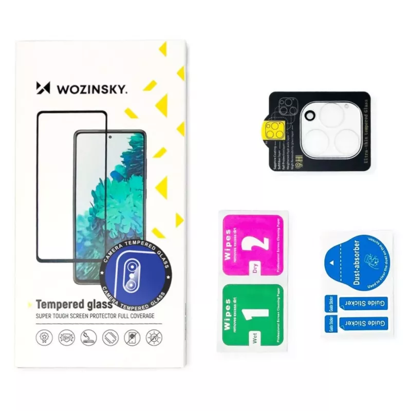 Wozinsky Full Camera Glass Tempered Glass for Xiaomi 13 Pro - 9H Hardness, Anti-Fingerprint, Scratch-Resistant