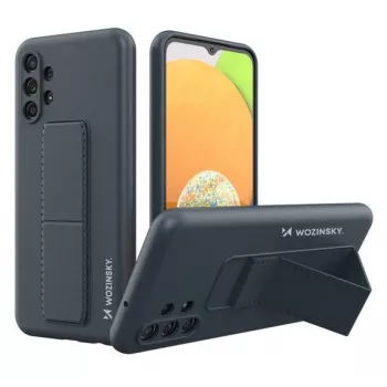 Wozinsky Samsung Galaxy A13 5G Silikona vāciņš ar statīvu Navy Blue