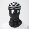 Wozinsky WKM-01B motobraucēja/riteņbraucēja sejas maska-balaklava, melna