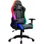 X Rocker Agility Compact eSports Gaming Office Chair ar LED apgaismojumu un lietotnes vadību - Melns (2023028)
