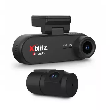 XBLITZ VECTOR 3CH 3 kanālu DVR ar aizmugures kameru, Wi-Fi un GPS