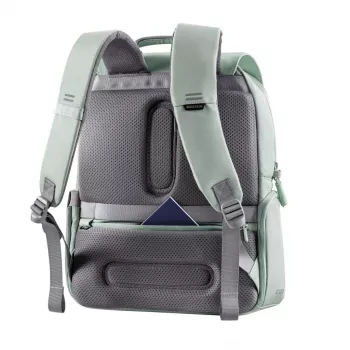 XD Design Soft Daypack Mint 15L Pārstrādāta PET pretzagšanas mugursoma klēpjdatoram ar USB portu un RFID aizsardzību