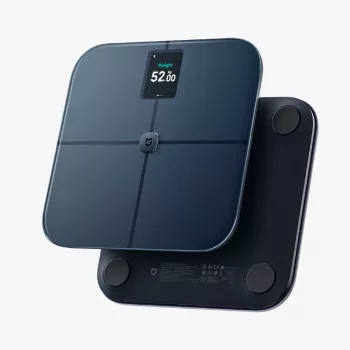 Xiaomi Body Composition Scale S400 PRO viedā vannasistabas svari ar 25 veselības rādītājiem, divfrekvences BIA, Bluetooth 5.0, slēptu LED displeju, mazuļa un priekšmetu svēršanas režīmiem