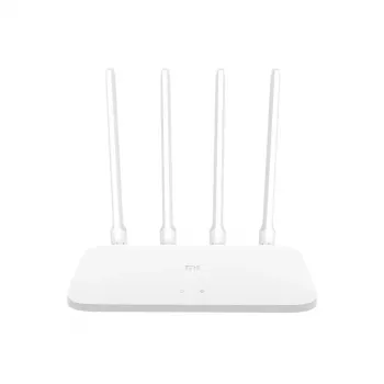 Xiaomi Mi Router 4C Wi-Fi 4 bezvadu maršrutētājs (2.4GHz, 300 Mbps, 4 antenas, 3x Fast Ethernet) balts