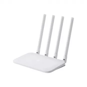 Xiaomi Mi Router 4C Wi-Fi 4 bezvadu maršrutētājs (2.4GHz, 300 Mbps, 4 antenas, 3x Fast Ethernet) balts