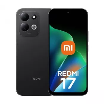 Xiaomi Redmi 17 4G divu SIM, 4GB RAM, 256GB atmiņa, 6.7 collu IPS LCD, 50MP kamera, 5000mAh, melns