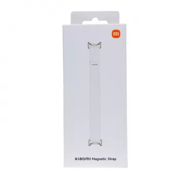 Xiaomi Smart Band 10 magnētiskā Kona ādas siksniņa - Glacier White
