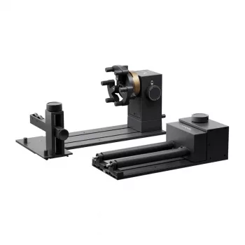 XTOOL RA3 Lite Rotating Adapter – 4-in-1 rotējošais stiprinājums xTool lāzergravētājiem (patrona, veltnis, gredzens, sfēra)