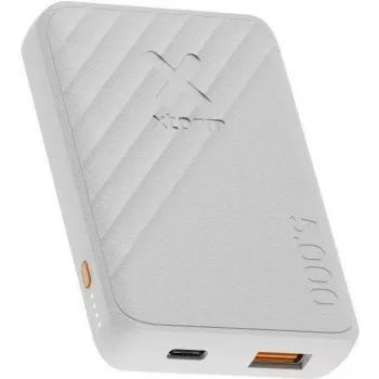 Xtorm Go2 Series pārnēsājamais lādētājs 5000 mAh 12W USB-C un USB-A Ash White XG2050