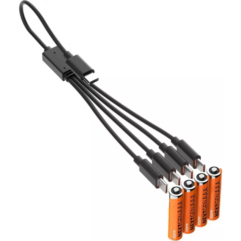 Xtorm NextGen AAA baterijas USB-C uzlādējamas (4 gab.)