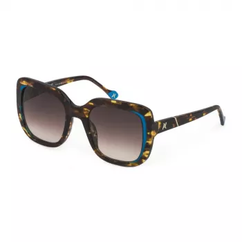 YALEA Sieviešu saulesbrilles SYA027N530743 – Kvadrātveida rāmis, UV400 aizsardzība, 53 mm lēcas