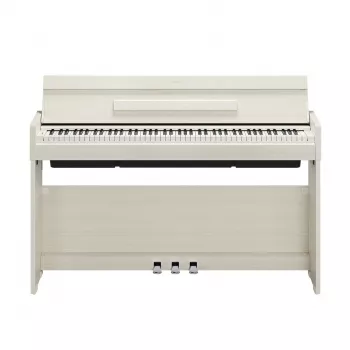 Yamaha ARIUS YDP-S36WB digitālās klavieres ar Graded Hammer Standard tastatūru, Pure CF skaņas dzinējs, 192 balsu polifonija, 10 balsis, 3 pedāļi, USB to Host, baltā krāsā