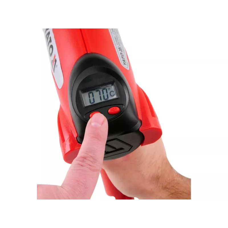 Yato YT-82293 Karstā gaisa pistole 2000W 2-Pakāpju Temperatūra 350-550°C