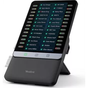 Yealink EXP55 IP telefonu paplašināšanas modulis ar 20 programmējamām pogām un 4,3 collu krāsu LCD
