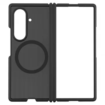 Yuchuan Hybrid Shield MacCase Samsung Galaxy Z Fold8 Ultra, Melns – MagSafe, statīvs, militāra līmeņa aizsardzība