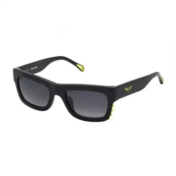 ZADIG & VOLTAIRE SZV303-52700Y Sieviešu taisnstūra saulesbrilles Melnas/Pelēkas 52mm