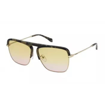 ZADIG & VOLTAIRE SZV321 Saulesbrilles - Melns Rāmis, Pelēkas Lēcas - 60/13/140 mm