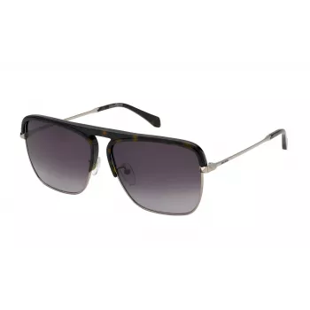 ZADIG & VOLTAIRE SZV321 Saulesbrilles Unisex Havana Acetāts Brūns Gradients 60mm
