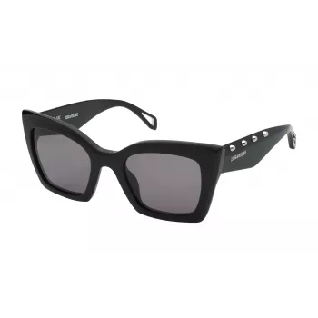 ZADIG & VOLTAIRE Sieviešu saulesbrilles SZV409-520700 Brūns Bruņurupuča Raksts Ģeometriskas 52mm