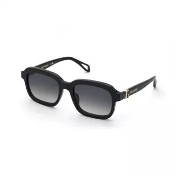 ZADIG & VOLTAIRE sieviešu saulesbrilles SZV416-530700 Havana acetāts kvadrātveida rāmis brūnas lēcas 53mm