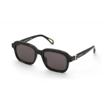 ZADIG & VOLTAIRE Sieviešu saulesbrilles SZV416-53092I Melns acetāta rāmis, pelēkas gradienta lēcas, 53 mm