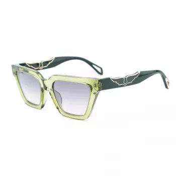 ZADIG & VOLTAIRE sieviešu saulesbrilles SZV418-53M40X Havana Acetate Square Frame Brown Lens 53/19/140 mm