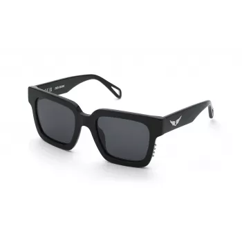 ZADIG & VOLTAIRE sieviešu saulesbrilles SZV419V55700Y melnas/pelēkas 55mm