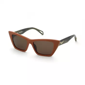 ZADIG & VOLTAIRE Sieviešu saulesbrilles SZV419 Havana Acetāts Brūns Gradienta Lēcas 55/16/140 mm