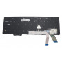 Lenovo 5N21K05102 rezerves klaviatūra, UK izkārtojums, ar apgaismojumu, melna, priekš ThinkPad T16 / P16s / L15 Gen 4